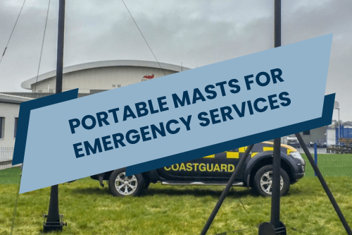 Portable masts for emergency services guide