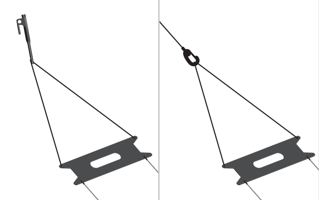 Dipole end plates secured with ground pegs