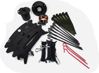 Conversion kit (4m/5m) — full kit laid out