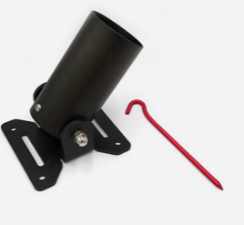 Hinged Base Plate product photo with red rock peg