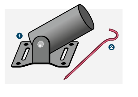 Hinged Base Plate components — 2 items with numbered callouts