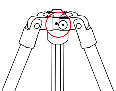 Step 4 &mdash; pull pin on collar, set to first hole position (close-up with highlight)