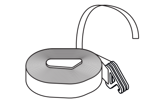 Step 1 — Undo Velcro strap on the rolled leg tie