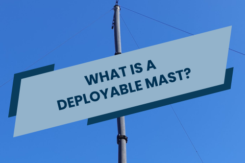 What is a deployable mast guide
