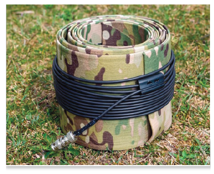 IAM rolled and stowed with cable wrapped